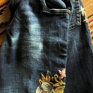 Kut From The Kloth Catherine Boyfriend Jean with Embroidery